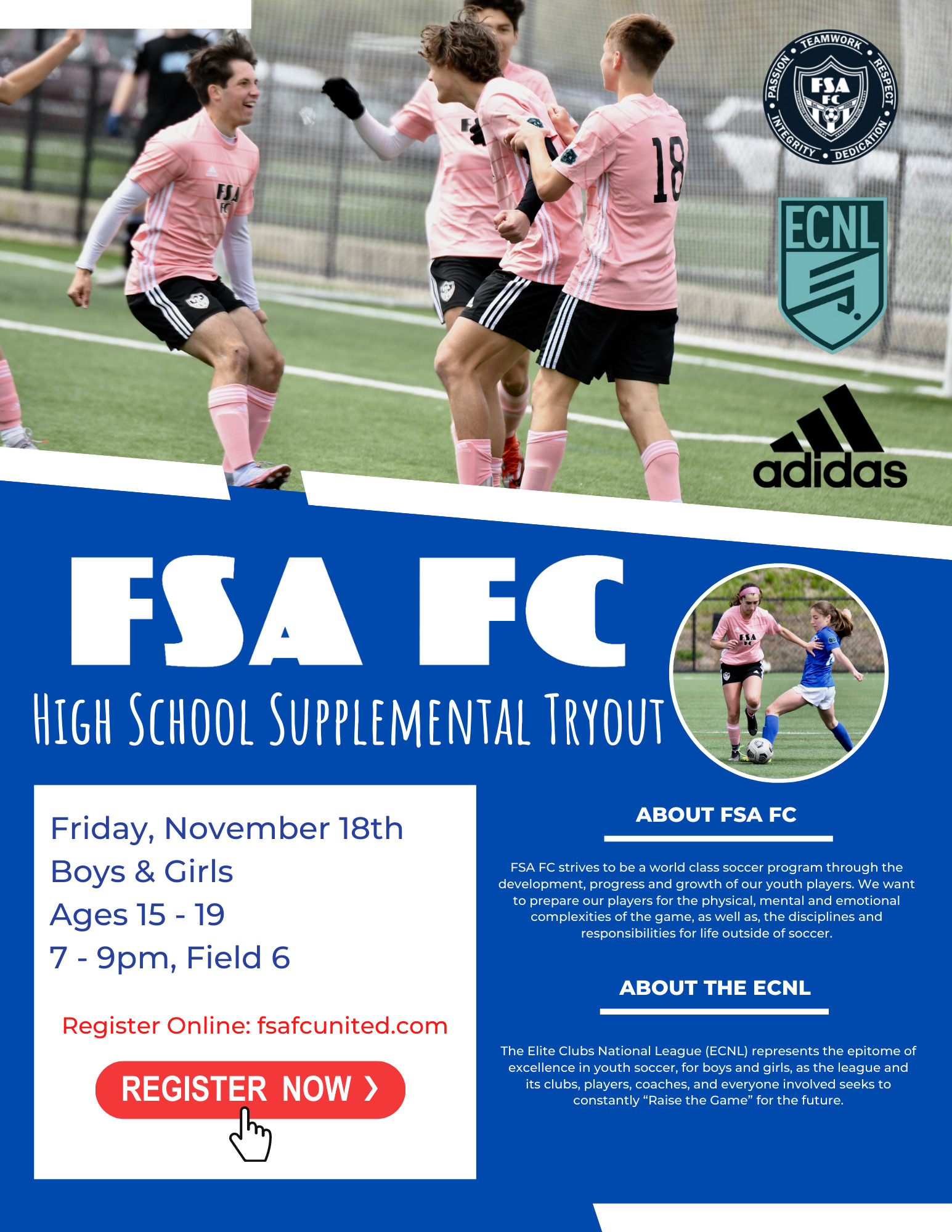 High School Supplemental Tryouts Sep 26